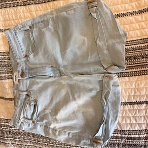 Sonoma Light Blue Denim Shorts with Contrast Stitching